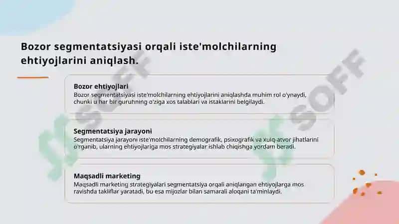 Bozor sigmentatsiyasi 4