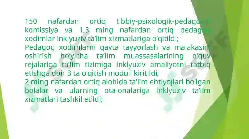 IMKONIYATI CHEKLANGAN BOLALARNI INKLYUZIF TA'LIM VA TARBIYALASH KONSEPSIYASI 4