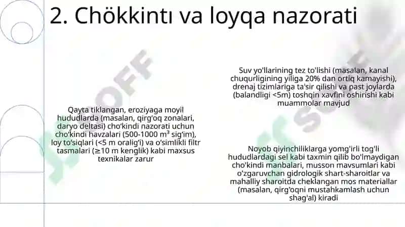 Eroziya sodi bòladigan hududlarda yer tuzish ishlarini olib borishning òziga xos muammolari 4