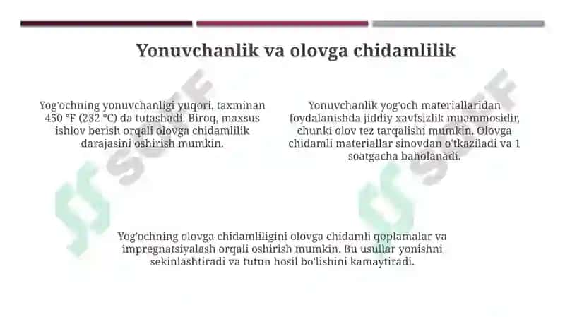 Yog'och materiallari va buyumlarining kamchiliklari 4