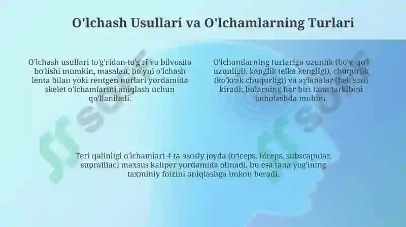 Antropometriko'lchamlar 4