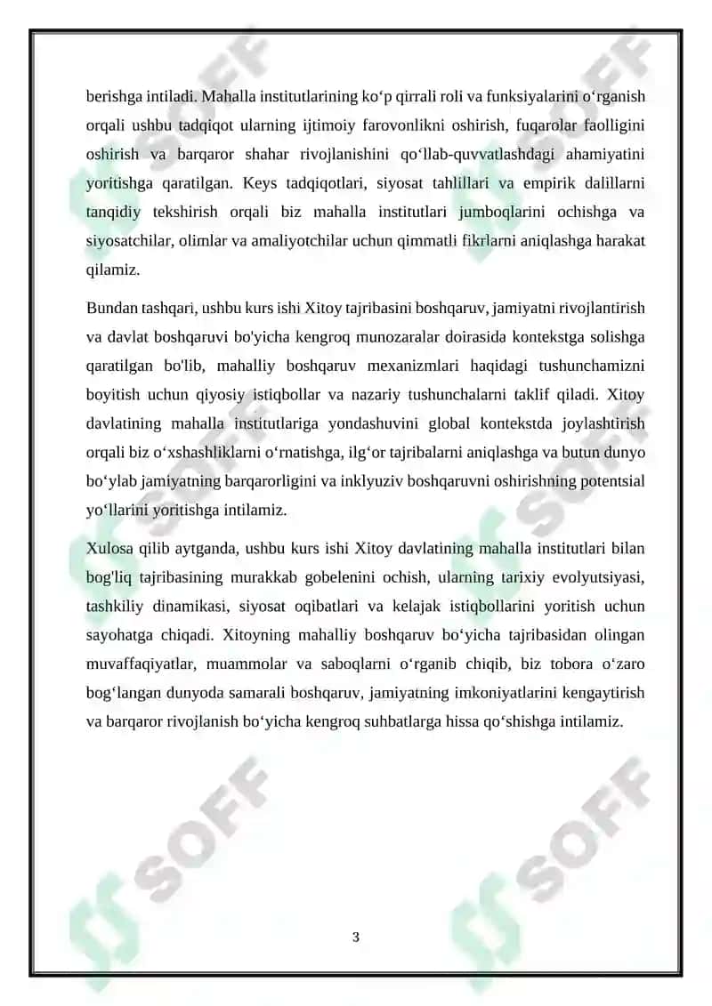 Xitoydagi Mahalla institutlari haqida maʼlumot 4