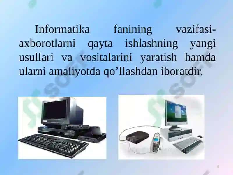 Axborot kommunikatsiya texnologiyalari 4