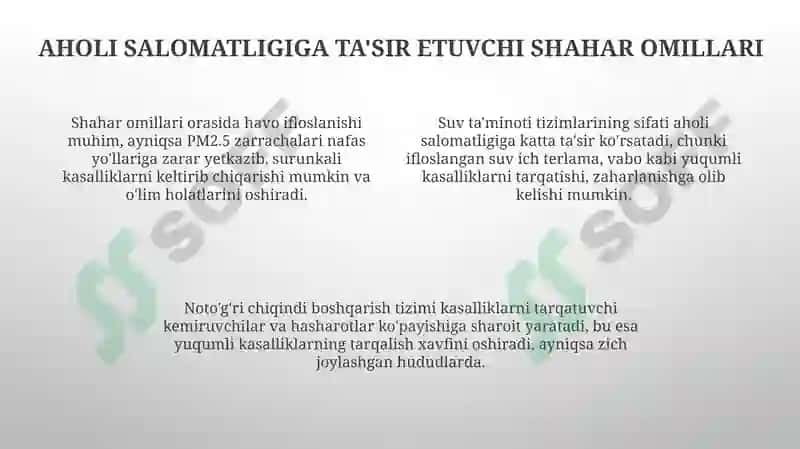Kommunalgigienafanini òrganish dashifokorni vazifalari 4