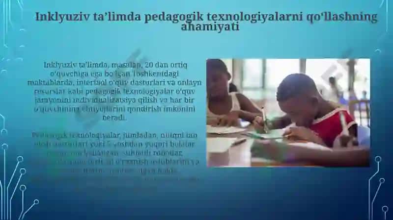 Inklyuziv Ta'limda Pedagogik Texnologiyalardan Foydalanish 4