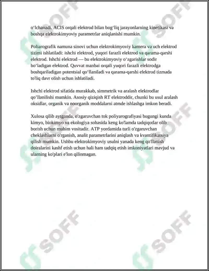 Oʻzgaruvchan Tok Poliyarografiyasi 4