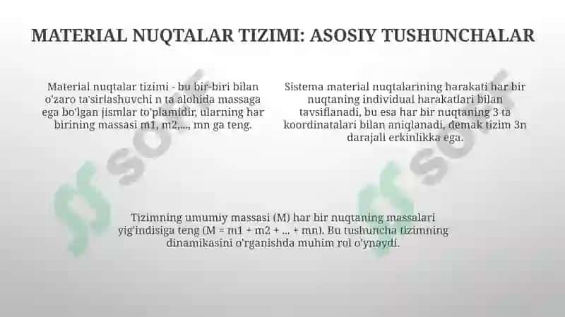 Material nuqtalar tizimi 4