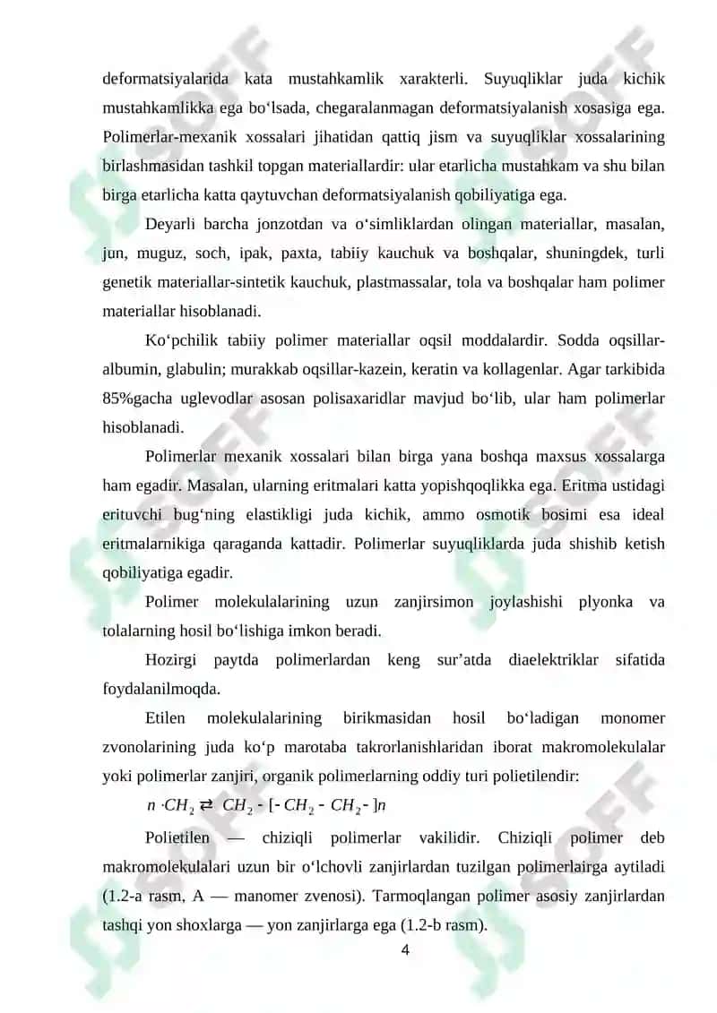 QATTIQ JISMLAR VA BIOLOGIK TO‘QIMALARNING MEXANIK XOSSALARI 4