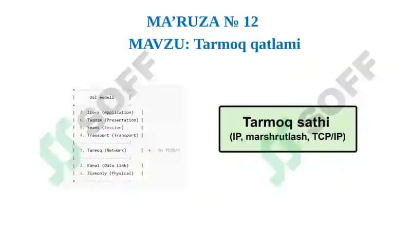 Kompyuter tarmoqlari 4