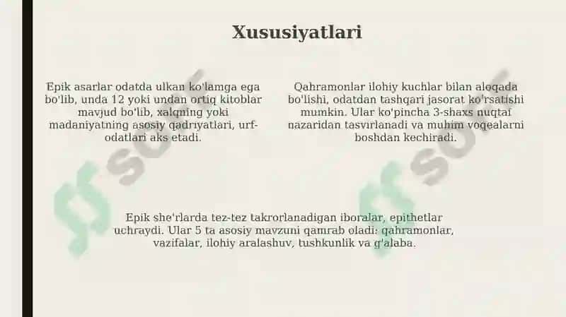 Adabiy epik asarlar 4