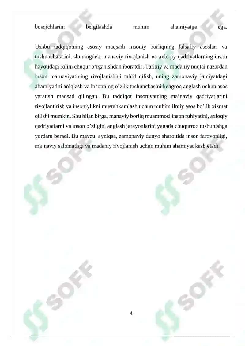 Manaviy Borliq 4