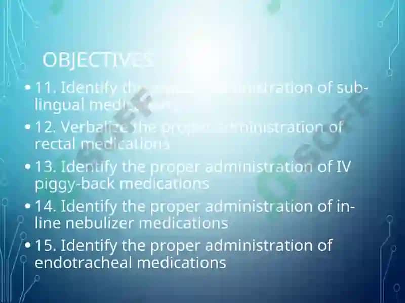 MEDICATION ADMINISTRATION 4