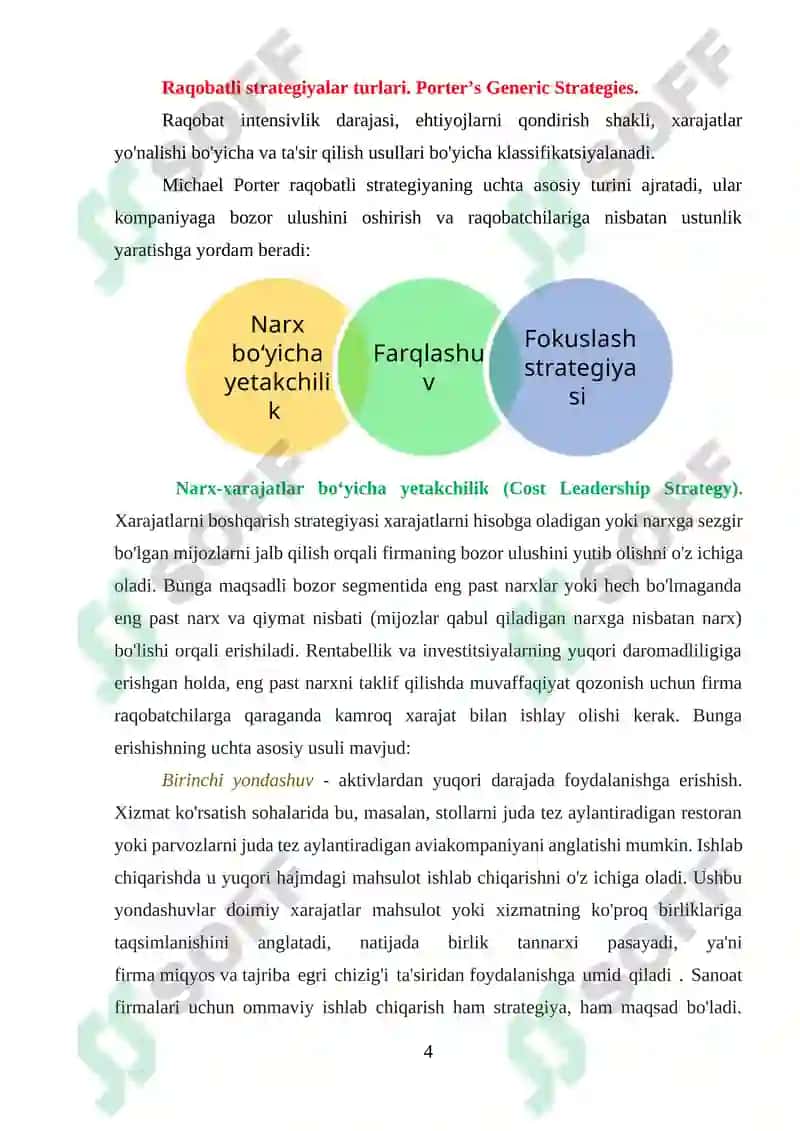 Raqobatli strategiyalar 4