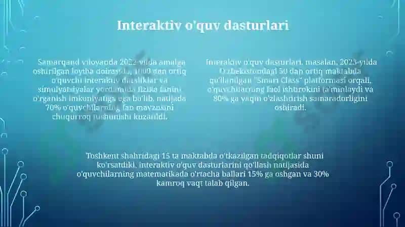 Multimedia va uning zamonaviy ta'limoti 4