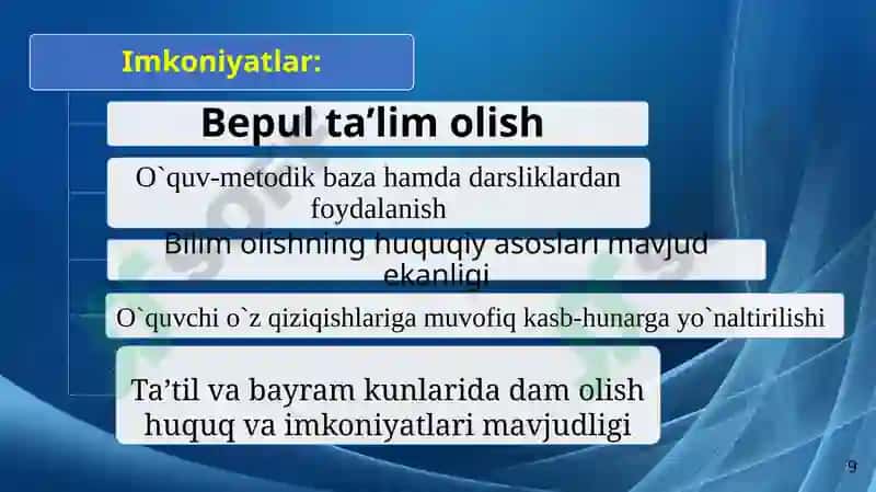 "Tarbiya"fanining umumiy xususiyatlari 4