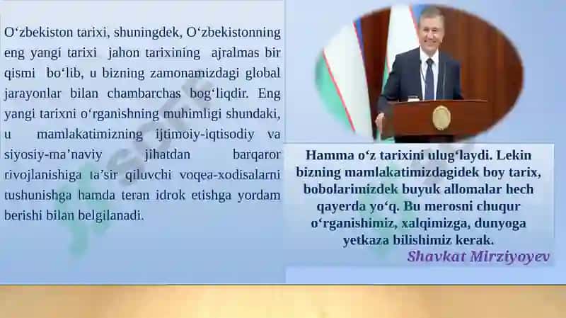 Kirish.“O‘zbekistonning eng yangi tarixi” o‘quv fanining predmeti, maqsadi va vazifalari. Mustaqillikka erishish arafasida O‘zbekistondagi ijtimoiy-siyosiy jarayonlar 4