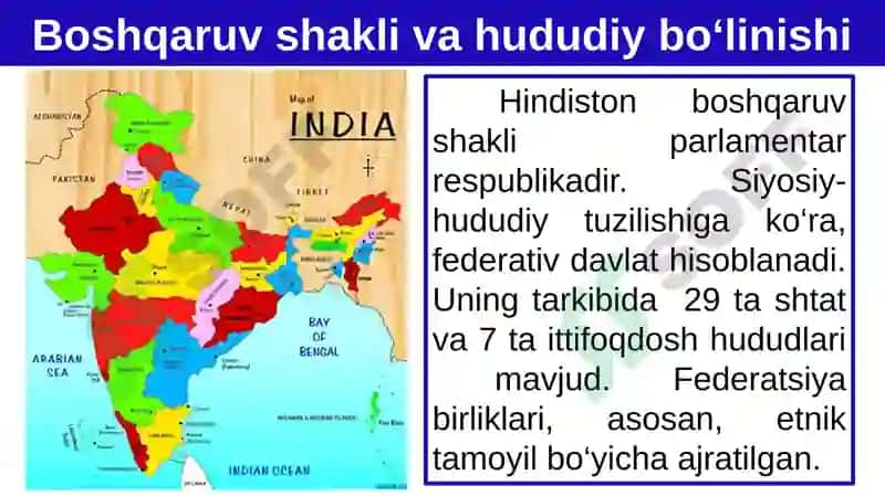 Hindiston Respublikasi Geografiyasi 4