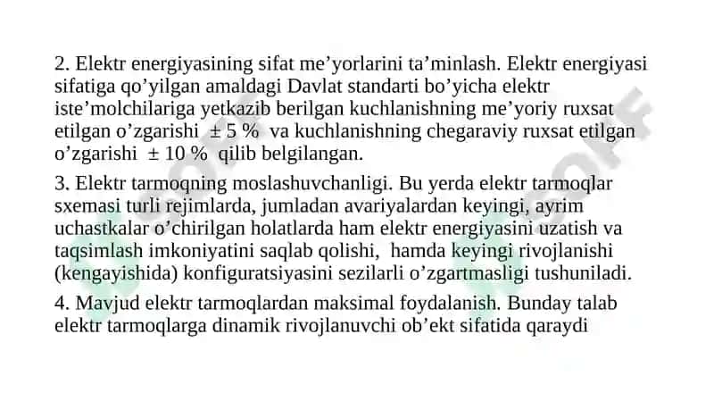 ELEKTR TARMOQLAR SXEMALARINI ISHLAB CHIQISH 4
