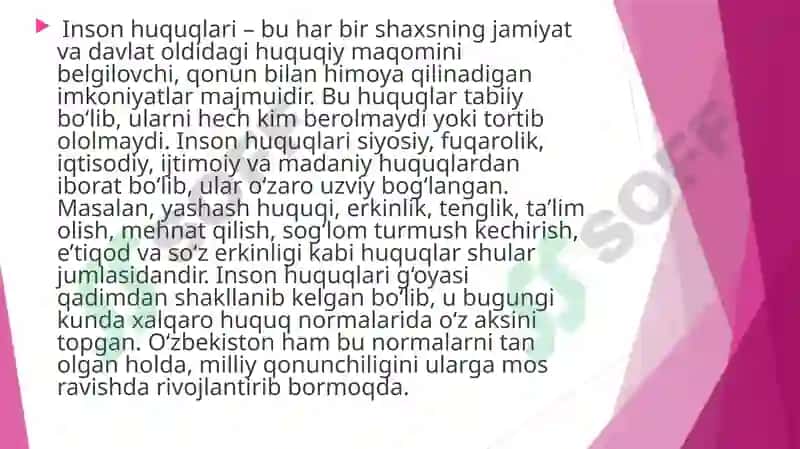 O'zbekistonda inson huquqlari va kafolatini yaratilishi 4