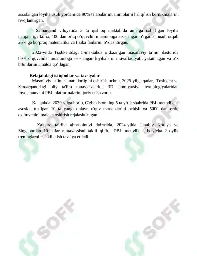 Muammogi asoslangan o'rganish va masofaviy ta'lim 4