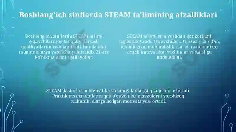 STEAM ta'limi 4
