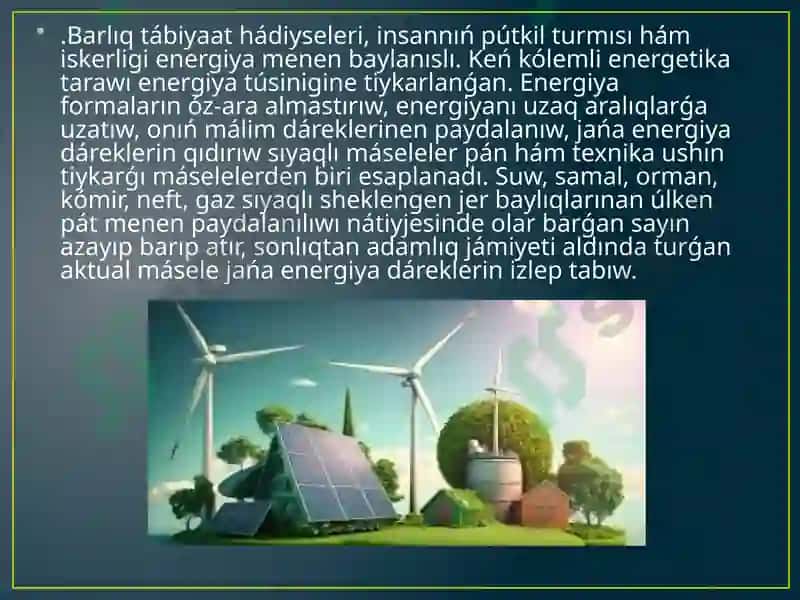 Elektr Energiyadan Xojaliqqarıy Hayotiy Ta’minoti 4