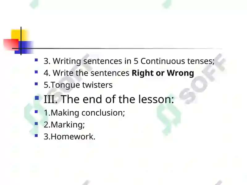 The past perfect continuous tense 4