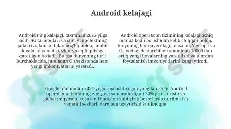 Android operatsion tizim 4