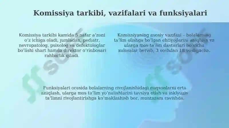 Tibbiy pedagogik komissiya togʻrisidagi nizom talablari 4