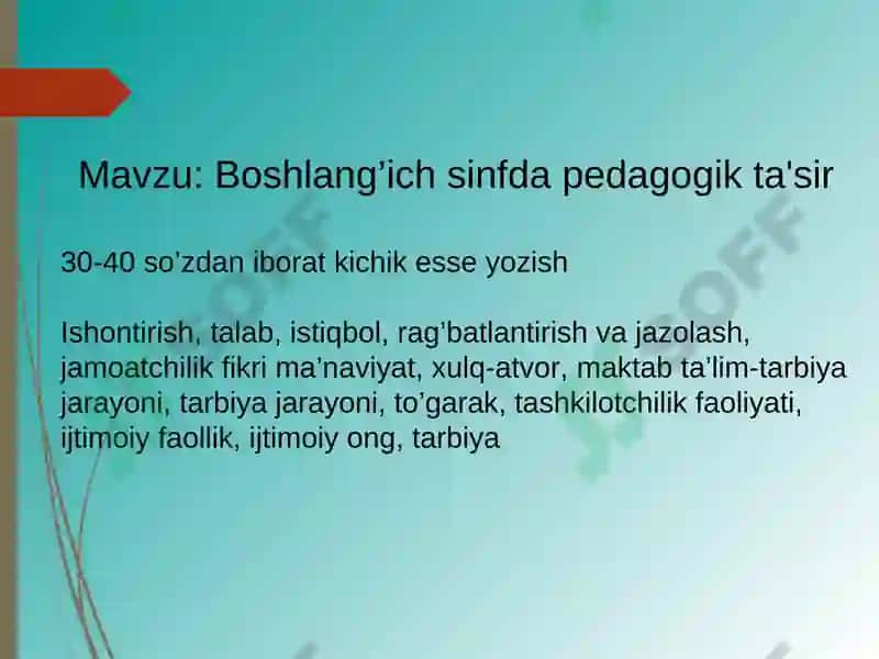 Tarbiyaviy ishlarni amalga oshirishda redagogik mahorat 4