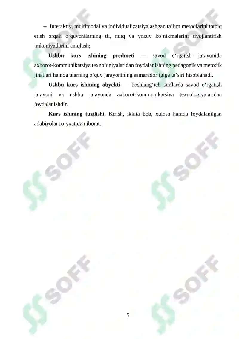Savod o‘rgatish davrida axborot texnologiyalardan foydalanish 4