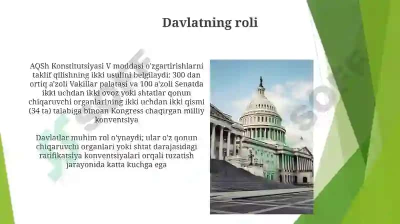 Konstitutsiyaga oʼzgartirish va qoʼshimchalar kiritish tushunchasi va tartibi 4