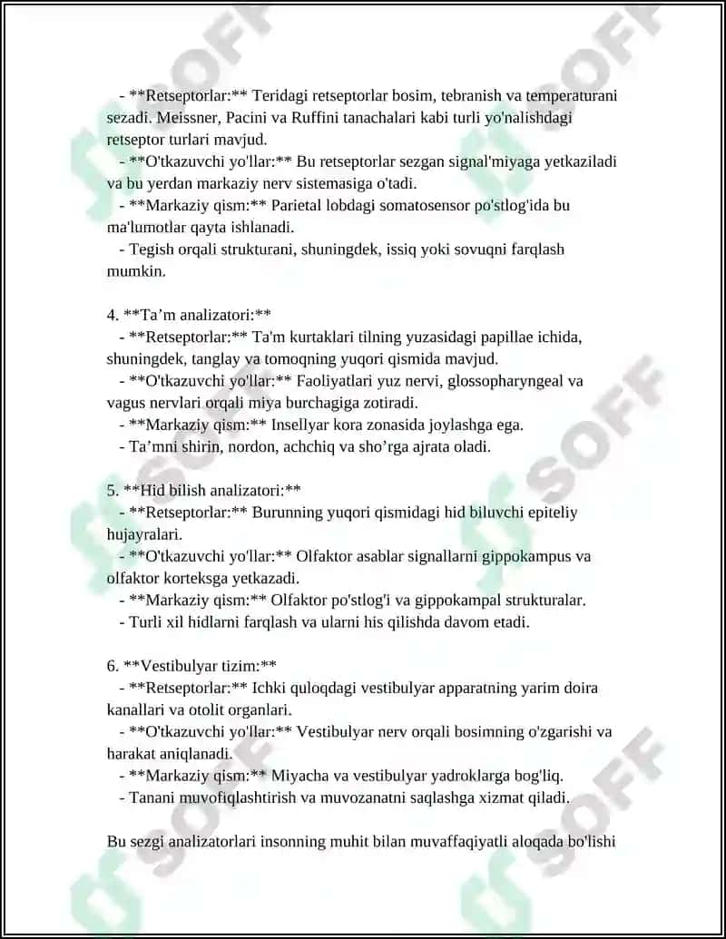 SEZGI ANALIZATORLARI HAQIDA.SEZGINING BUZILISHI 4