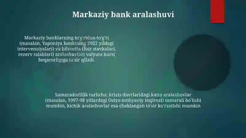 Xorijiy valyuta bozorlaridagi aperatsiyalar 4