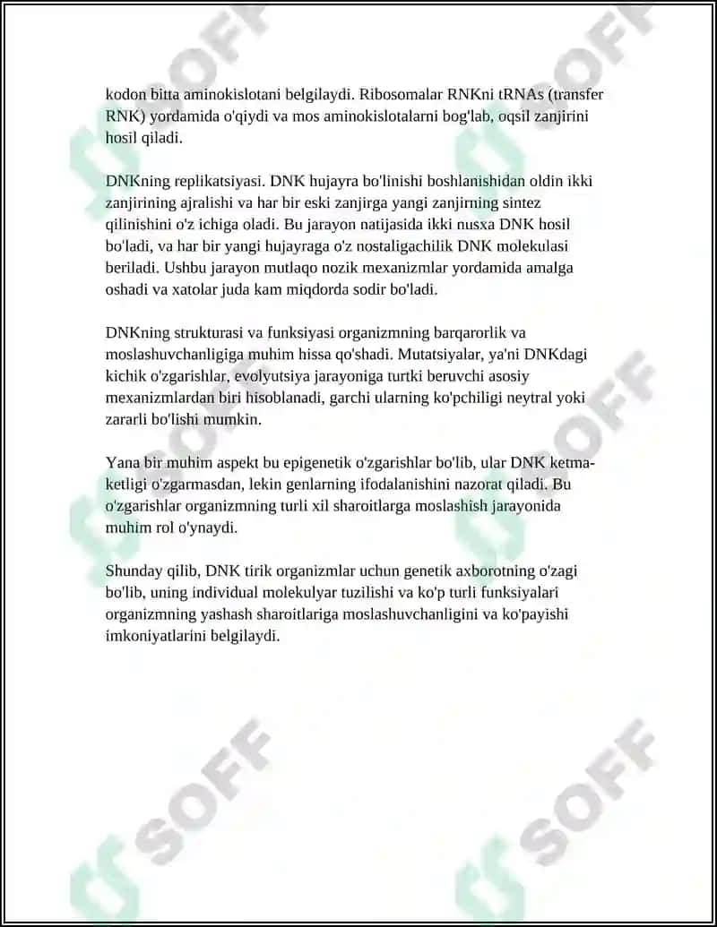 MALEKULAR GENETIK KARTALARNI ANALIZ QILISH 4