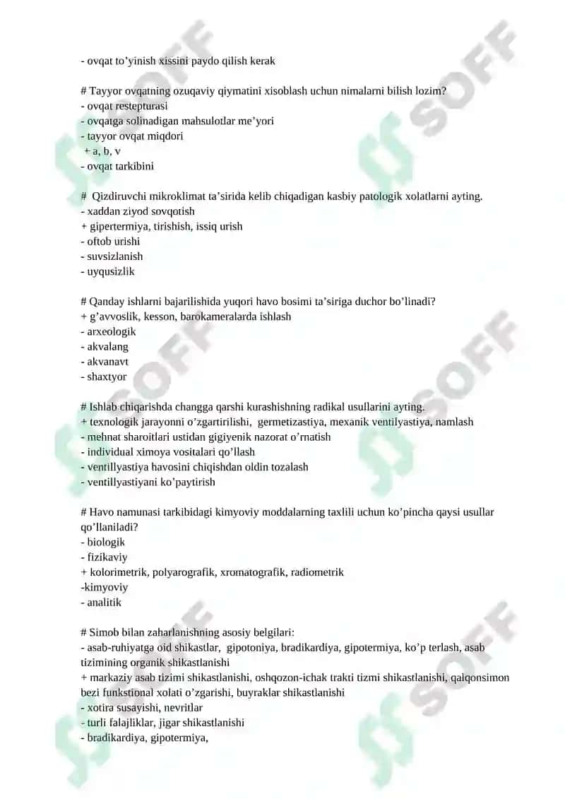 Gigiyena – profilaktika yo’nalishidagi asosiy tibbiy fan 4