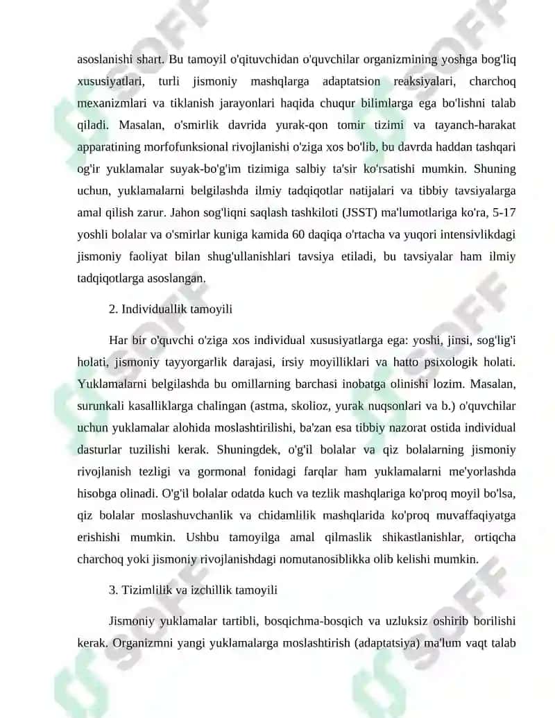 Jismoniy tarbiya darslarida yuklamalarni me'yorlashning gigiyenik asoslari jismoniy mashqlar fiziologiyasi fanining maqsadi hamda vazifalari. 4