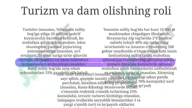 Tabiiy hududlarda bioxilmaxillikka antropogen tasirlar 4