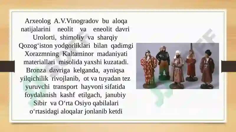 O'rta Osiyo hududining qadimgi tub joyli aholisi va uning yozma manbalarda aks etishi. 4