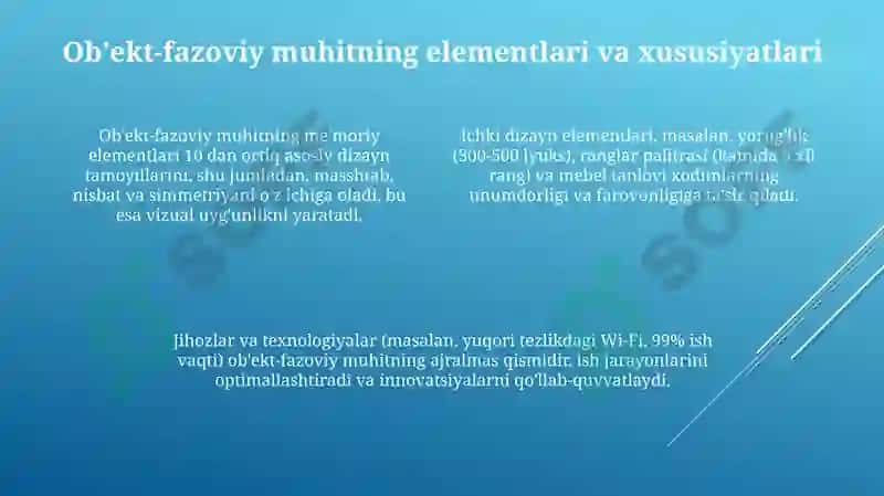 Ob'ekt-fazoviy muhitning rivojlanishida 4