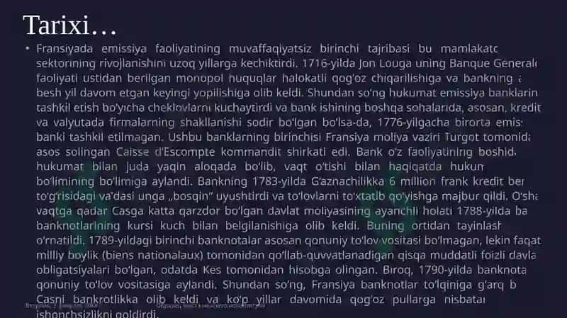 Fransiya bankining tashkil topish tarixi 4
