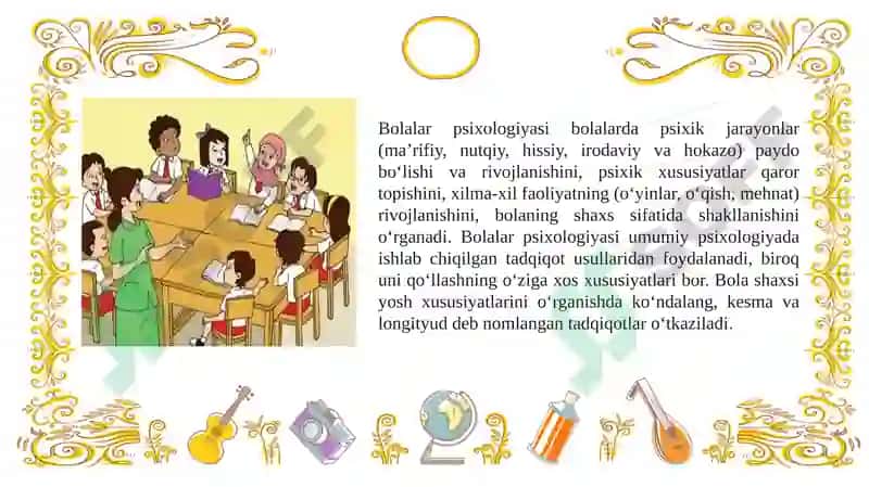 Bolaning psixik rivojlanishida nutqning rolini yoritish 4