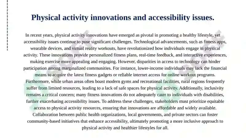 Healthy Lifestyle: Trends and Challenges 4