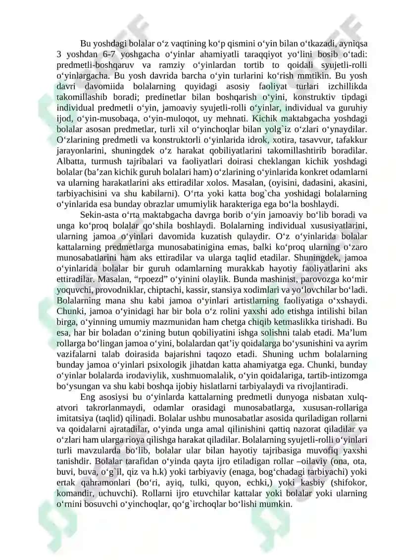 Maktabgacha yosh davrida psixik rivojlanish xususiyatlari 4