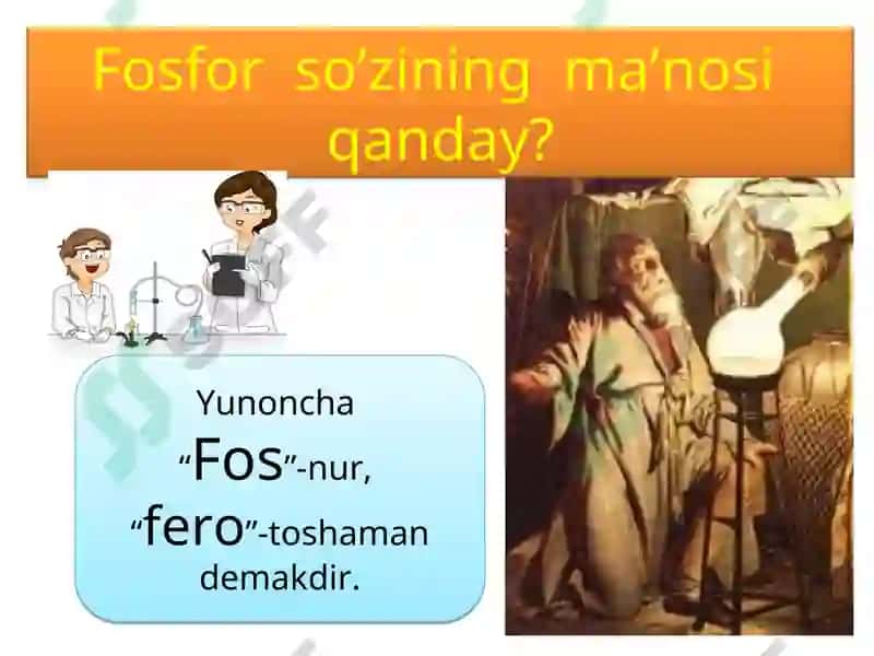 Fosforning xossalari 4
