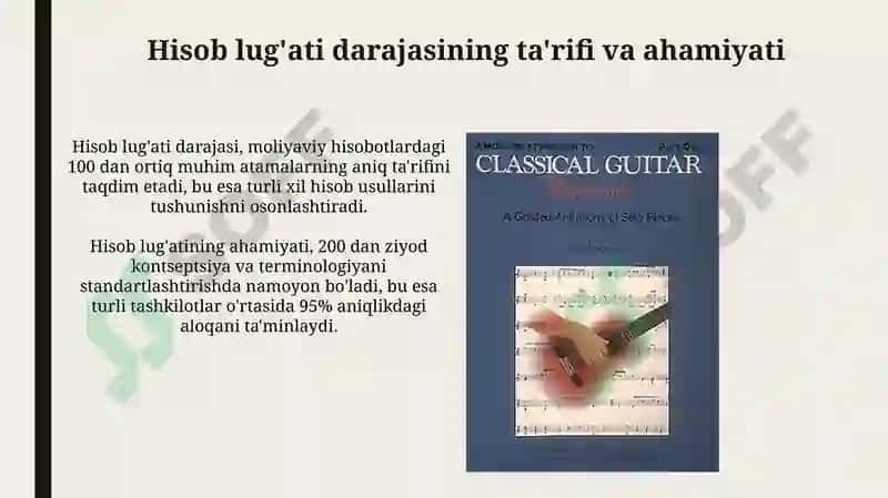 Hisob lug'atining turlari 4