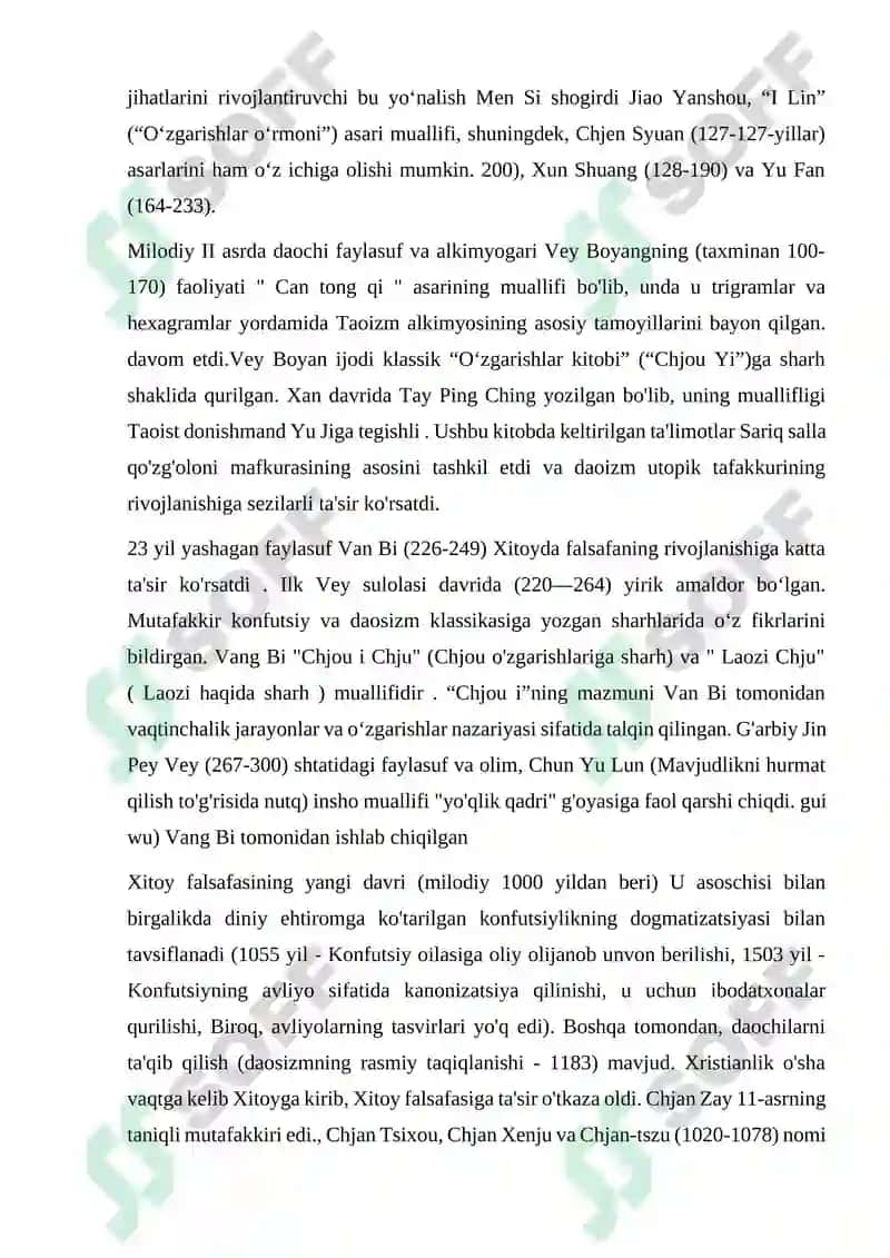 Ilk O'rta asr sharq falsafasi va uyg'onish davri mustaqil ish 4