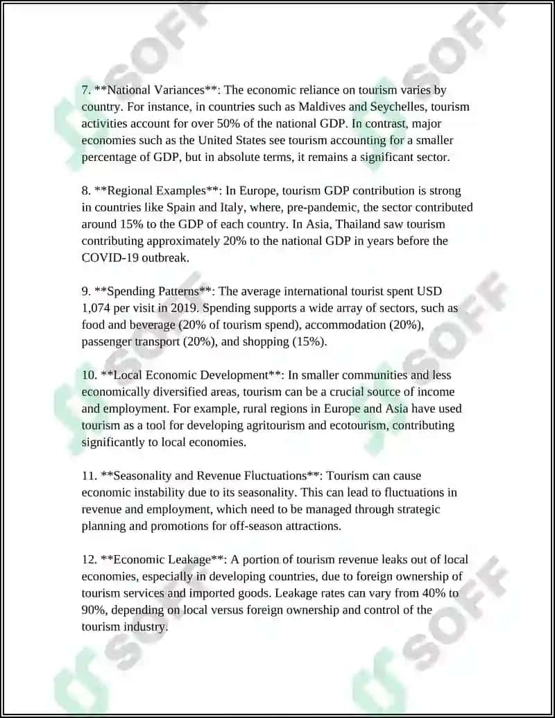 Economic Impacts of Tourism 4