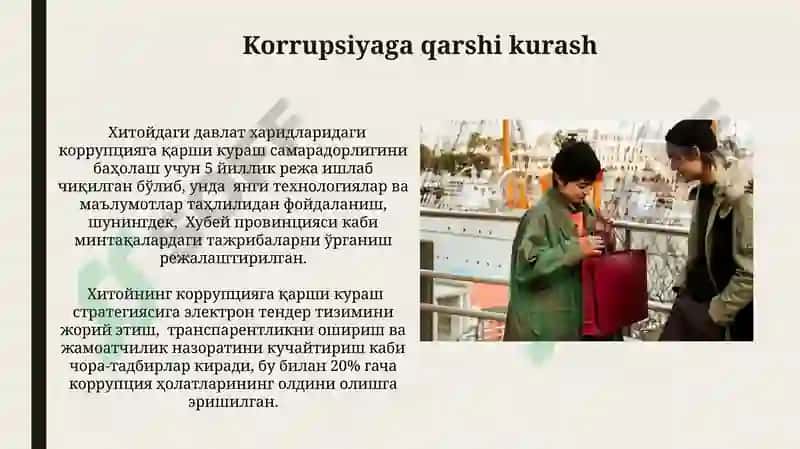 Davlat Xaridlarini Tashkil etishda Xitoy Tajribasi 4