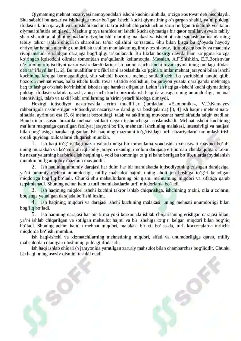 Yaratilgan mahsulot va daromadlarning taqsimlanish tamoyillari 4